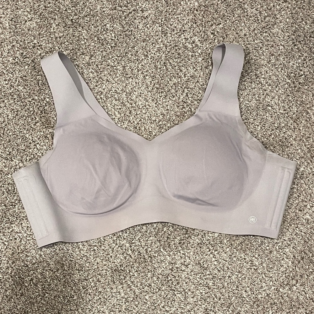 Honeylove V-neck Bra 2X gray